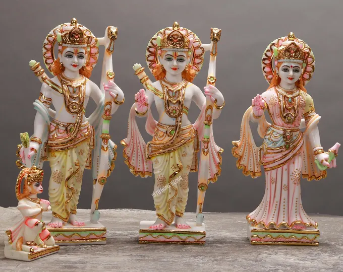 Ram Darbar Marble Murti