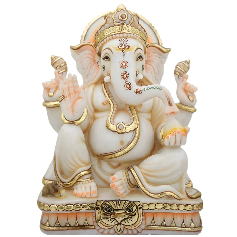Ganesha Marble Moorti For Home Puja Ghar