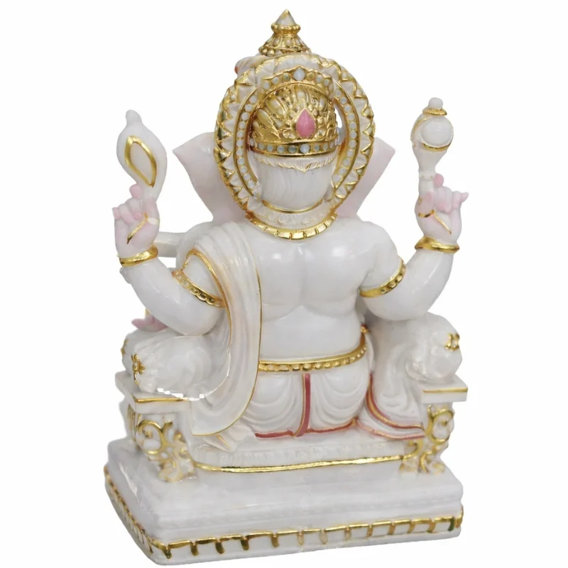 Marble Ganesh Murti Made in Makrana Marble